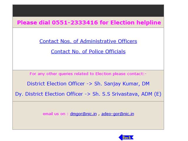District election portal or District confusion portal